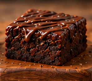Walnut Brownie with Nutella